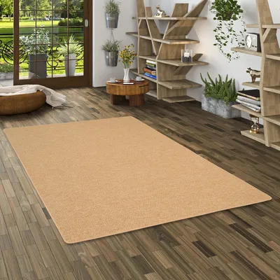 Produktbild von Teppich Flachgewebe Nuss, Größe:240x240 cm