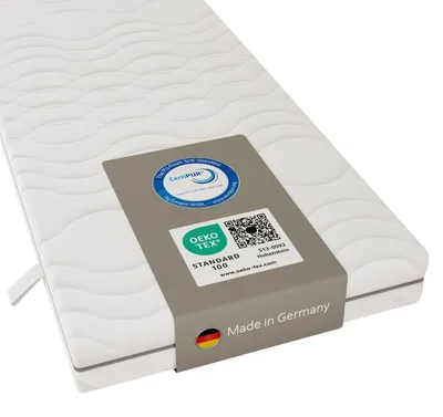 Produktbild von Nightstyle Visko Matratze 90x200 Höhe 18cm, 7-Zonen Kaltschaummatratze H2,  ,  Germany
