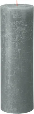 Produktbild von Bolsius Stumpenkerze Rustik Eucalyptus Green - 30 cm / ø 10 cm