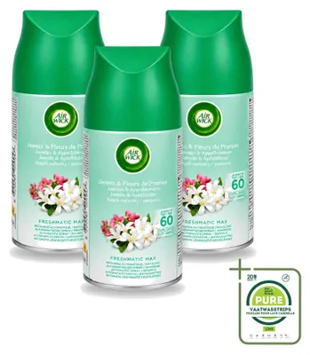 Obrázek produktu pro 3 kusy náplně do osvěžovače vzduchu Air Wick Freshmatic – vůně "Jarní rosa" – 250 ml – balení