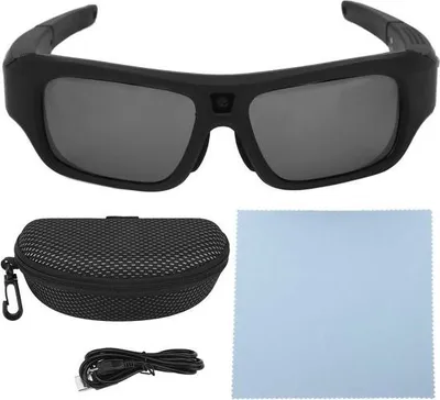 Produktbild von Sonnenbrille mit Full-HD-Foto- und Videoaufzeichnung für Outdoor-Sportarten – Polarisierter UV-Schutz – 128 GB Speicher – Unterstützung für intelligente Kamerabrillen