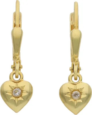 Produktbild von JuwelmaLux Kinder Ohrhänger 333 Gold mit Zirkonia JL14-06-0323