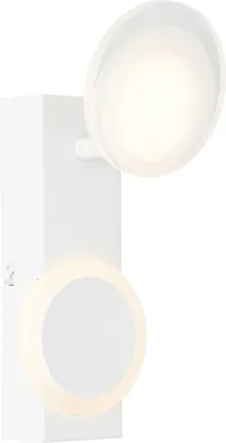 Image de Brilliant LED Applique Murale Lampe Spot Meriza Blanc 10W 1200lm Chaud Pivotant