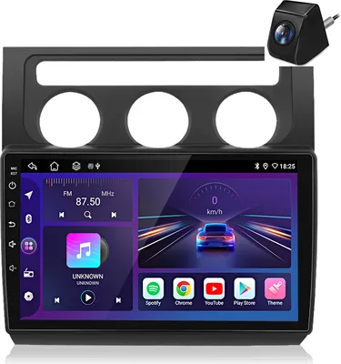 Image de Carplay 10" android auto Autoradio 2+64G Für VW Touran 1T1 1T2 1T3 2003-2010 Android13 GPS WIFI BT DAB+camera