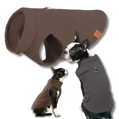 Produktbild von Lalazoo Warmzy Hundepullover warme Winterweste mit Leinenbefestigung