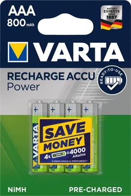 Produktbild von Varta Power Akku Ready2Use TOYS LR03 4er Blister