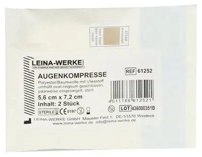 Image de Compresses oculaires stériles 2 pces