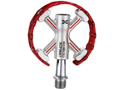 Obrázok produktu pre Xpedo pedál TRAVERSE 6 červený/strieborný, 9/16", platforma, XCF06AC