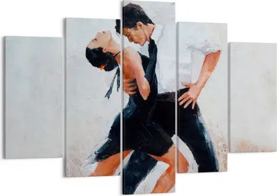 Produktbild von Bild auf Leinwand - Leinwandbild - tanzen sie - 150x100cm - Wand Bild - Wanddeko - Wandbilder - Leinwanddruck - Bilder - Kunstdruck - Wanddekoration - Leinwand bilder - Wandkunst - EA150x100-3771