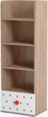 Produktbild von Bücherregal Stars in Holzoptik/Braun
