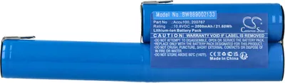Produktbild von vhbw Akku kompatibel mit Bosch AGS Grasschere, Strauchschere Heckenschere Gartengeräte (2000mAh 11,1V Li-Ion)