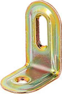 Produktbild von Verstellwinkel geprägt, gelb verzinkt, 28 x 40 x 22mm, 1mm dick