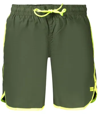 Produktbild von Herren Badehose: Grün, elastisch, mit Innenfutter und Taschen