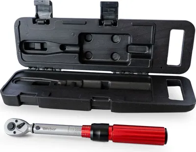 Produktbild von Weber Ratschen-Drehmomentschlüssel 1/4" 1–10 Nm