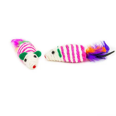 Obrázok produktu pre Akinu hračky pre mačky sisal 2ks 8cm