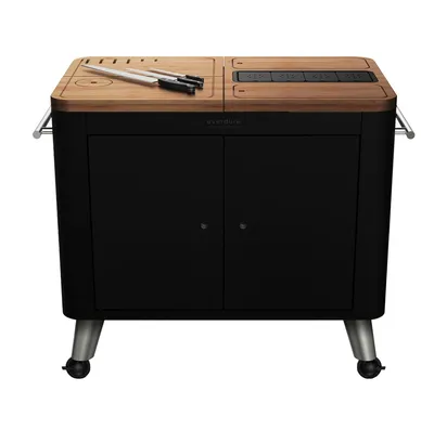 Zdjęcie produktu dla Everdure HBPKB, Prostokątny, Czarny, Srebrny, Drewno, Drewno, 1012 mm, 550 mm, 883 mm