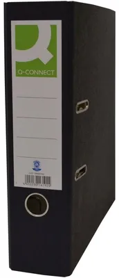 Produktbild von Ordner A4 Wolkenmarmor RC 80mm schwarz