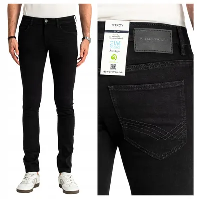 Produktbild von Tom Tailor | TROY Herrenjeans, Schwarz, Slim Fit, W31 L32