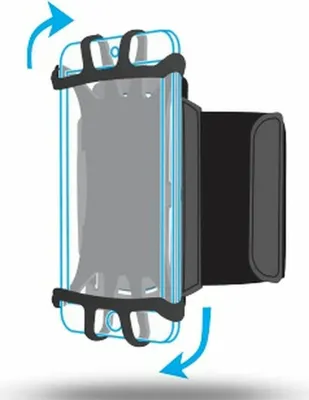 Zdjęcie produktu dla Mobilis ARM BAND 4-6IN ., Etui na ramię, Dowolna marka, 15,2 cm (6"), Czarny