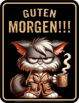 Produktbild von Kühlschrankmagnet Guten Morgen Magnet