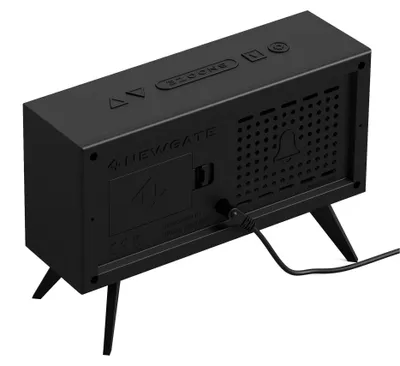 Produktbild von Newgate Spectronoma LCD-Wecker in Schwarz