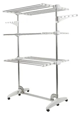 Immagine prodotto di Asciugatrice per bucato, design pieghevole, acciaio inossidabile resistente, BIANCO