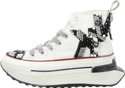 Produktbild von Nan-Ku Plateau Schnürschuhe Damen 31383132333636 Weiß 37 EU