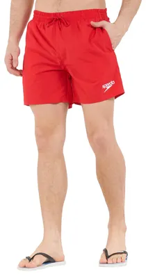Image de Speedo - Short de bain "Essentials" pour hommes, modèle IG4430 (Taille M), couleur rouge