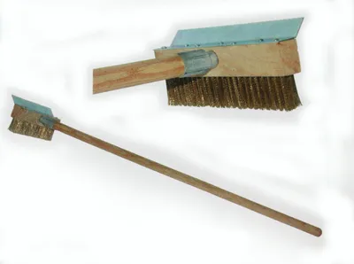 Produktbild von Messingbürste Messingbesen Holzbackofen Pizzaofen  Flammkuchenofen Steinbackofen