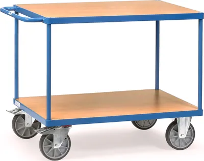 Produktbild von fetra Tischwagen 2 Etagen 500 kg (B)850 x (T)500 mm Speditionsversand