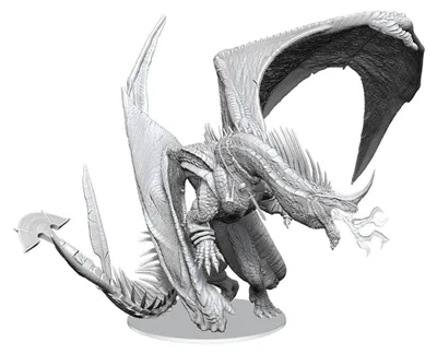Productafbeelding van Nolzur's Fantastische Miniatuurfiguren: Miniatuur van een Oude Blauwe Draak, 20 cm