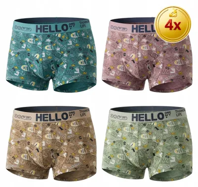 Obrázek produktu pro 4x pánské boxerky HELLO L