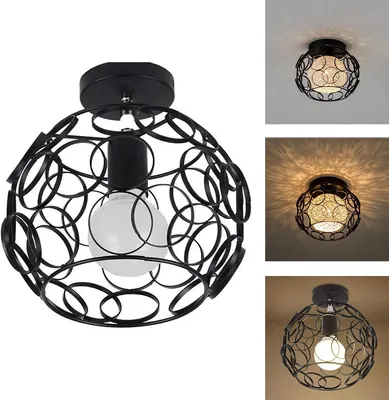 Produktbild von Deckenleuchte Moderne Deckenlampe, Runde Eisen-Deckenlampe, Wohnzimmer/Schlafzimmer