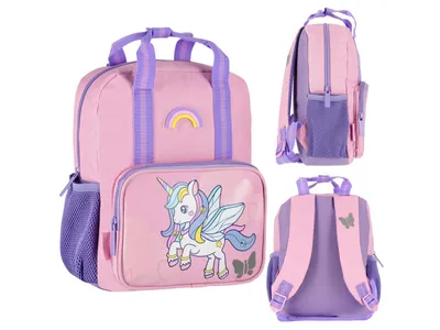Obrázek produktu pro Unicorn Batoh do školky pro dívky, růžový 26x23x9cm