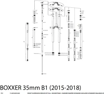 Produktbild von RockShox Service Kit Full Boxxer Team 2015-2018