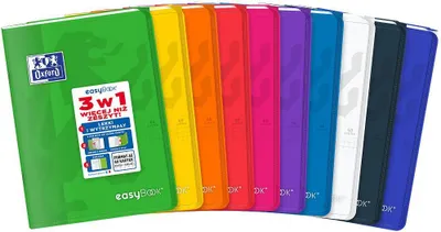 Image de Carnet de notes Oxford A5 60k quadrillé Easybook avec couverture
