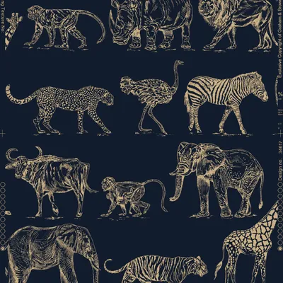 Produktbild von Superfresco Easy Vliestapete Safari 1000x52cm