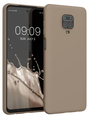 Produktbild von kwmobile Hülle für Xiaomi Redmi Note 9S / 9 Pro / 9 Pro Max TPU Case - Handyhülle unterstützt kabelloses Laden, flexible Schutzhülle, gummiertes Cover