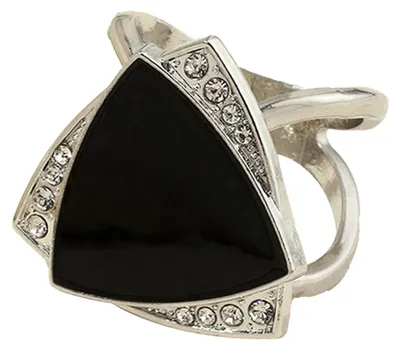 Produktbild von Silberner und goldener Metall-Schalring für Damen, geometrischer Schalclip mit Strass-Schiebeverschluss für Schals, Kleider und Accessoires
