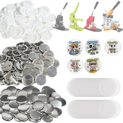 Immagine prodotto di Macchina per bottoni - Taglierina per bottoni 58 mm - 500 pezzi - Taglierina per badge.