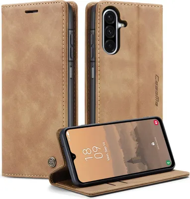 Produktbild von Samsung Galaxy A57 Hülle - CaseMe 013 Klapphülle - Braun
