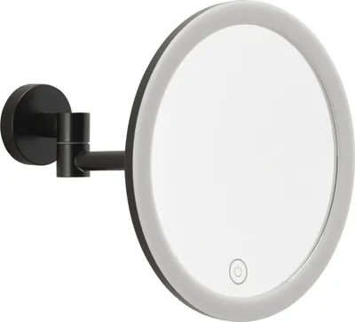 Image de Tesa Kosmetikspiegel Visioon LED Schwarz (40612-00000-00)