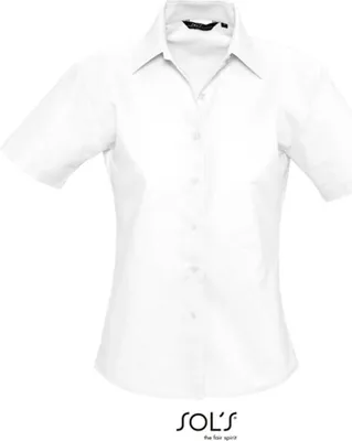 Image de SOL'S Women's Oxford-Blouse Elite manches courtes