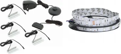 Productafbeelding van Furniture24 Verlichting RGB voor Qiu 200 - Blauwe decoratieve verlichting voor de woonkamer
