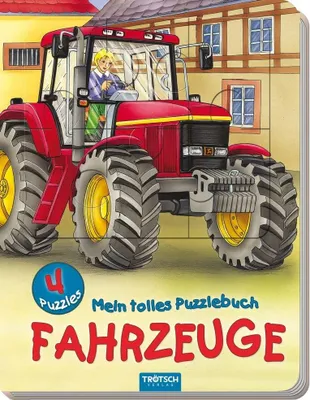 Produktbild von Trötsch Fahrzeuge Puzzlebuch Beschäftigungsbuch Entdeckerbuch Puzzlebuch