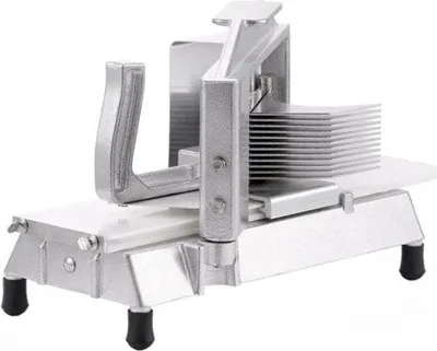 Produktbild von Professionelle Schneidemaschine aus Edelstahl - Grau - Einfache Bedienung