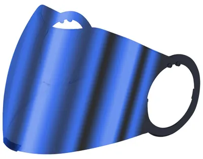 Image de AGV City 18-1, visière iridium bleu, taille unique