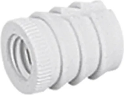 Produktbild von Hettich Muffe 100 / 079540 Durchmesser 10x13mm Kunststoff weiß Gewinde M6 - 79540