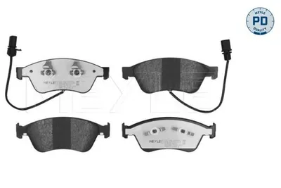 Produktbild von MEYLE 025 238 9620/PD Bremsbeläge Vorne für AUDI A6 Avant (4F5, C6) A6 Limousine (4F2, C6) A8 (4E2, 4E8) für VW Phaeton