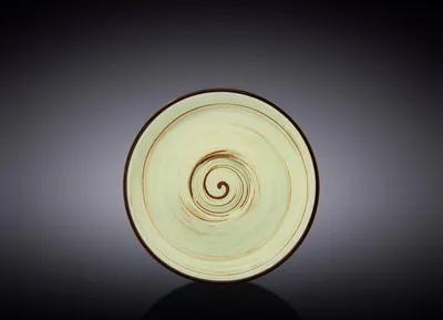 Produktbild von Wilmax Porzellan Untertasse, 15 cm, Spiral Pistachio Kollektion, WL-669136/B